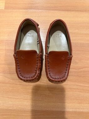 Janie and Jack Toddler Brown Leather Loafers